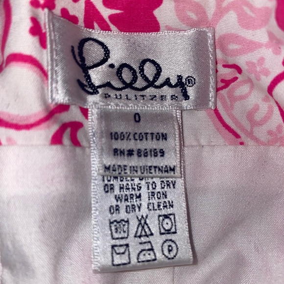 lilly pulitzer pink and white dress 🦋 - Picture 4 of 5